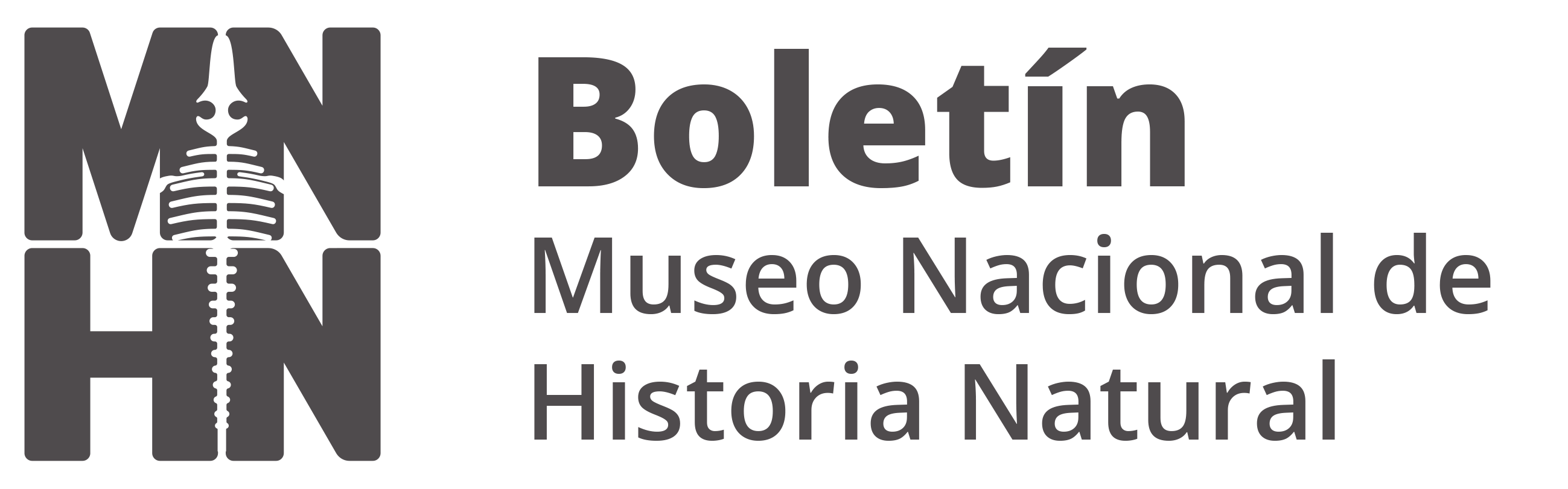 Logo Boletín Museo Nacional de Historia Natural